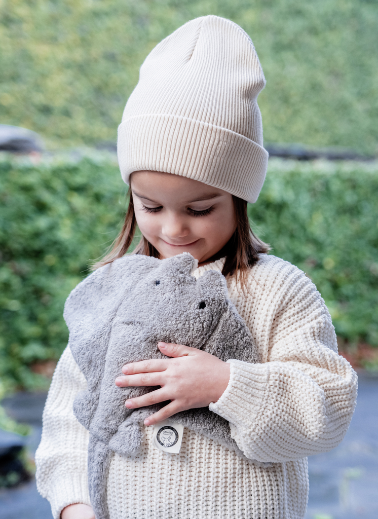 Cuddly Animal Manta small | grey