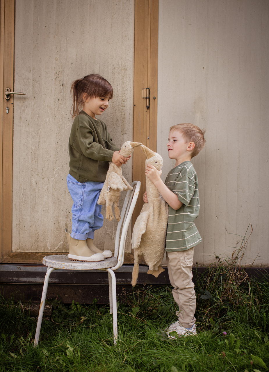 Cuddly Animal Goose large | linen