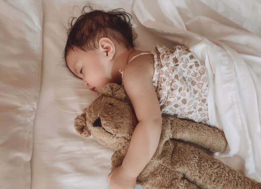 Floppy Animal Bear large / beige