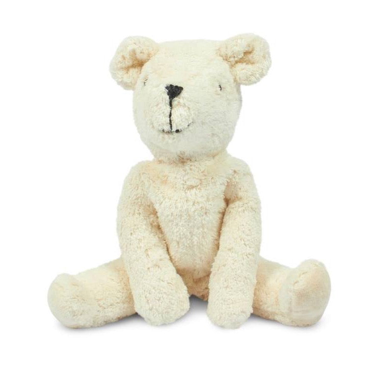 Floppy Animal Bear small / white