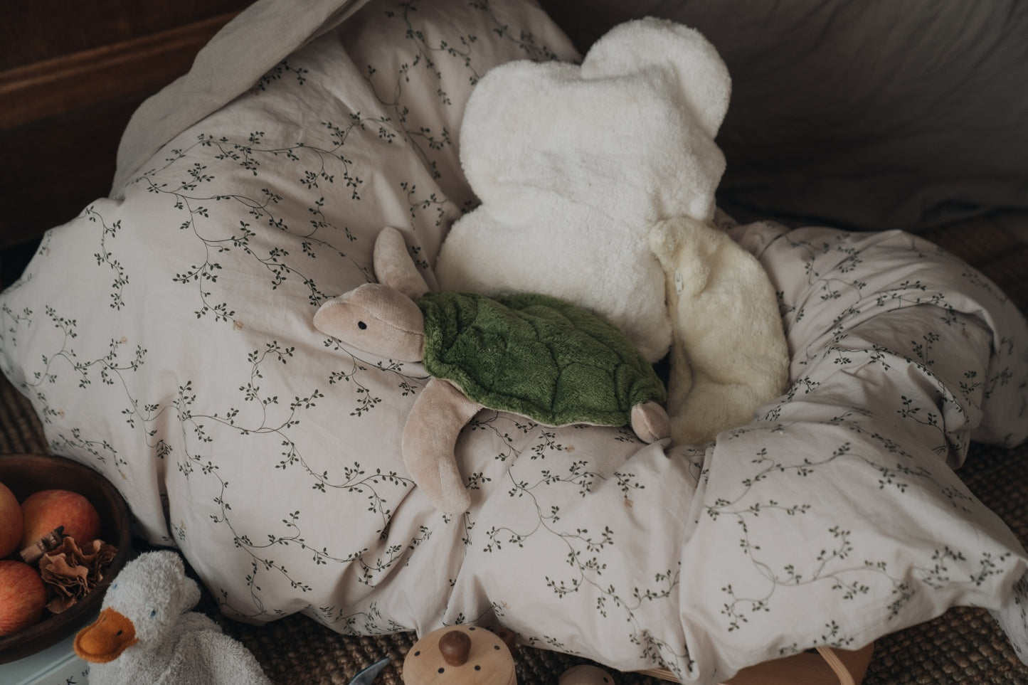Cuddly Animal Turtle small | fir green