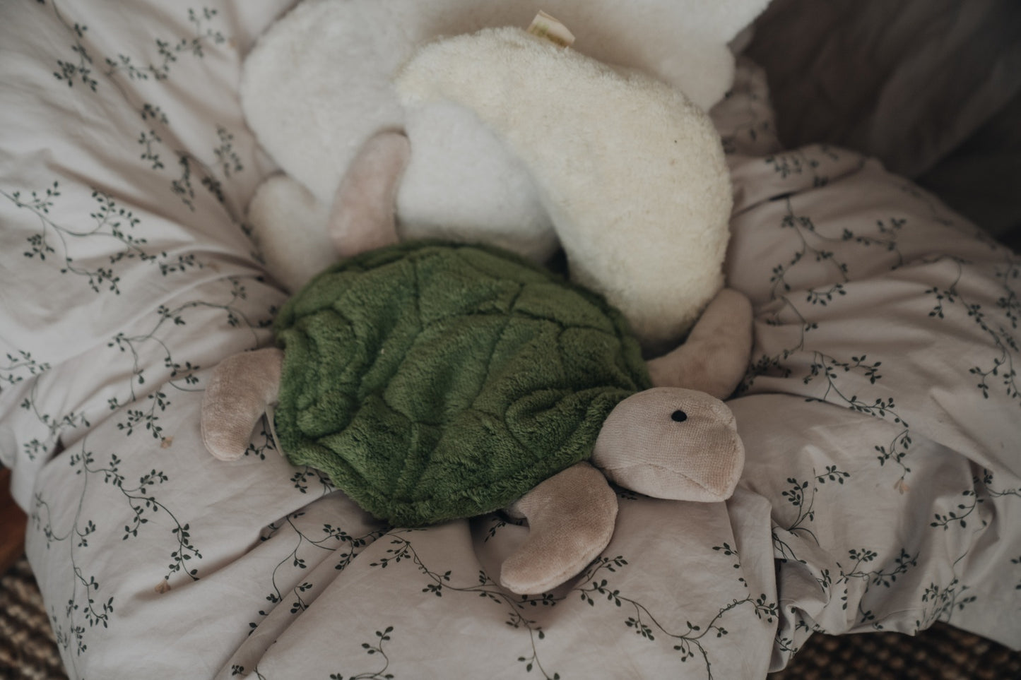 Cuddly Animal Turtle large | fir green