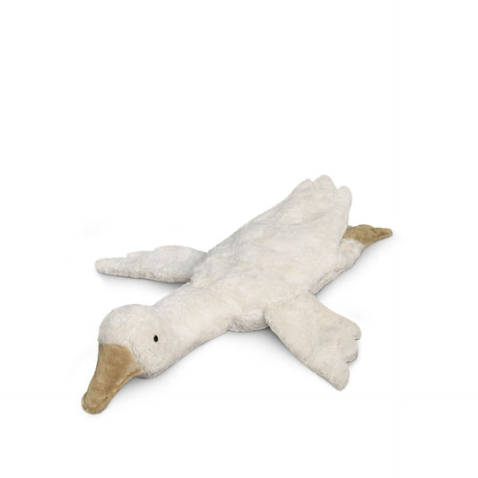 Cuddly animal Goose small / white