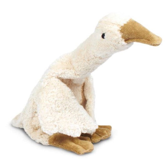 Cuddly animal Goose small / white