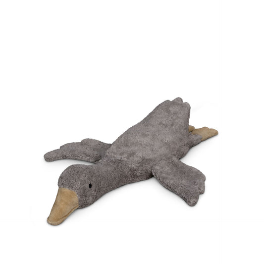 Cuddly Animal Goose small / grey