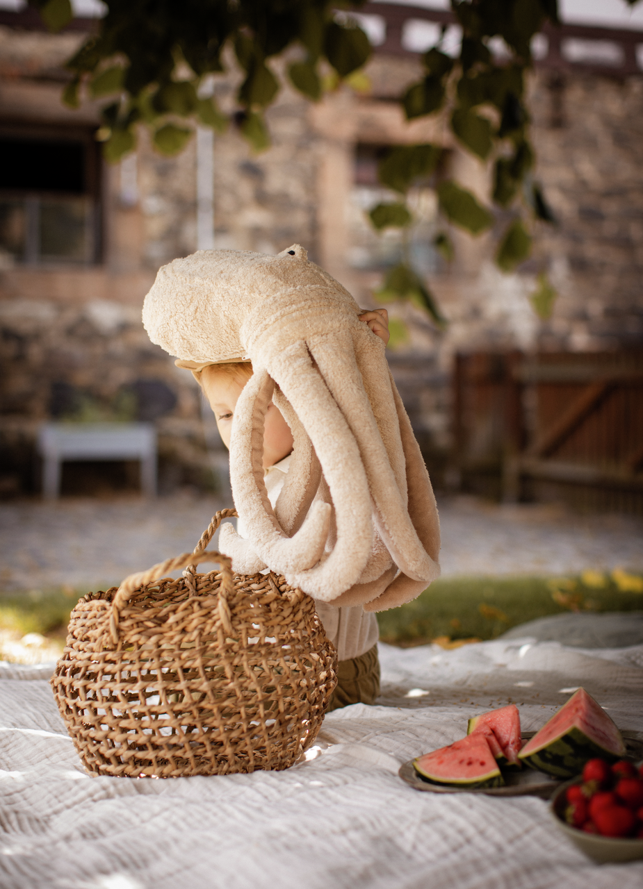 Cuddly Animal Octopus large | powder